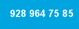 928 964 75 85 928 964 75 85